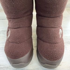 The North Face Brown Fleece Boots 9 